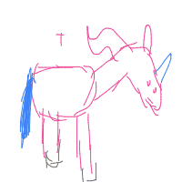 unicorn drawing by isai in Artbitrator