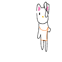 hello kitty drawing by goldenxz201 in Artbitrator