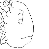 grumpy fish drawing by mrd678 in Artbitrator