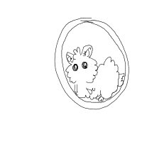 hamster on wheel drawing by venefica in Artbitrator