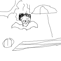 vampire at beach drawing by sab_sabbb01 in Artbitrator