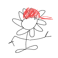 flower dancing drawing by evalyon in Artbitrator