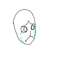 sad face drawing by ashimusprime69 in Artbitrator