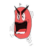 angry face drawing by ashimusprime69 in Artbitrator