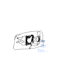 sleeping drawing by ashimusprime69 in Artbitrator