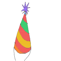 party hat drawing by ashimusprime69 in Artbitrator