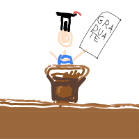 graduation day drawing by choina in Artbitrator