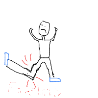 break a leg drawing by yomipa in Artbitrator