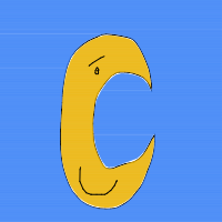 moon smiling drawing by focusnil in Artbitrator