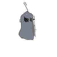 rock with sunglasses drawing by aaaseas in Artbitrator