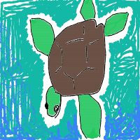 sea turtle drawing by ashimusprime69 in Artbitrator