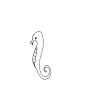seahorse drawing by ashimusprime69 in Artbitrator