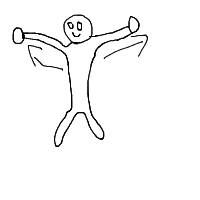stretching drawing by cheebie1 in Artbitrator