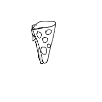 pizza slice drawing by justdraw in Artbitrator