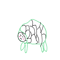 shy turtle drawing by guest-63jc7iodq in Artbitrator