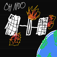 space station disaster drawing by guest-04xav10bv in Artbitrator