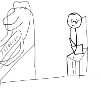 dragon in therapy drawing by ufomoose in Artbitrator