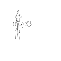 wizard casting spell drawing by notsohuman in Artbitrator