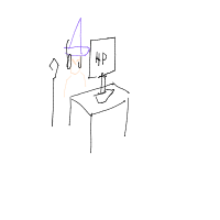 wizard tech support drawing by notsohuman in Artbitrator
