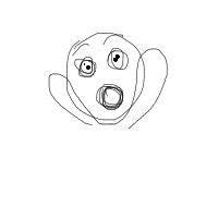 surprised face drawing by palala in Artbitrator