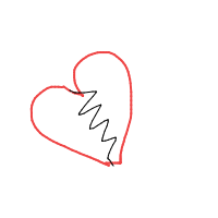 broken heart drawing by palala in Artbitrator