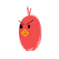 angry bird drawing by yeyy in Artbitrator