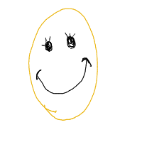 smiley face drawing by yeyy in Artbitrator