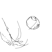 throwing water balloon drawing by eternaltink in Artbitrator