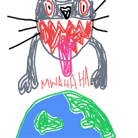 cats planning world domination drawing by dh73 in Artbitrator