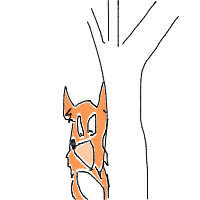 sneaky fox drawing by mrd678 in Artbitrator