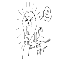 proud lion drawing by undercoverpanda in Artbitrator