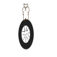 hamster on wheel drawing by undercoverpanda in Artbitrator