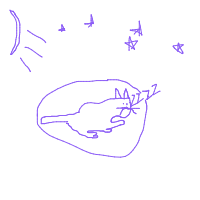 sleeping cat drawing by kemenhiser in Artbitrator