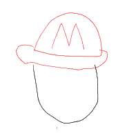 mario drawing by slammedbyfufu in Artbitrator
