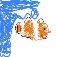 clownfish drawing by jaxynwise in Artbitrator