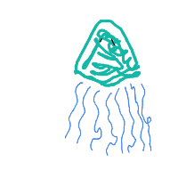 jellyfish drawing by jaxynwise in Artbitrator