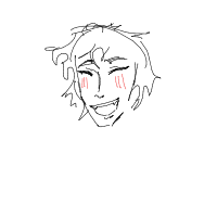 laughing drawing by festeringblisters in Artbitrator