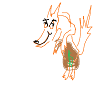 sneaky fox drawing by thumbo in Artbitrator