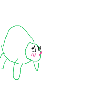 shy turtle drawing by thumbo in Artbitrator