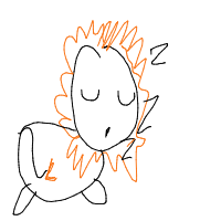 sleeping lion drawing by afifmomoka in Artbitrator