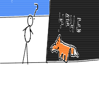 sneaky fox drawing by isaac1234 in Artbitrator