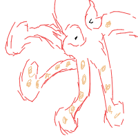 octopus drawing by boaz0252 in Artbitrator