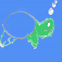 sea turtle drawing by boaz0252 in Artbitrator
