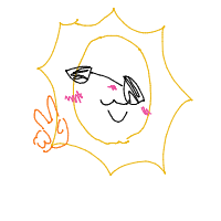 sun wearing sunglasses drawing by lumenivialivia in Artbitrator