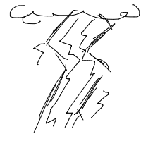lightning bolt drawing by roblox in Artbitrator