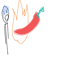 spicy food drawing by stew in Artbitrator