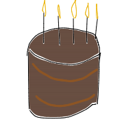 birthday cake drawing by stew in Artbitrator