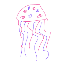 jellyfish drawing by steeler_draws in Artbitrator