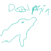 dolphin drawing by steeler_draws in Artbitrator