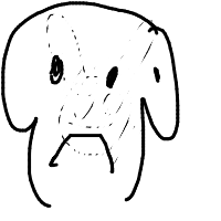 grumpy dog drawing by rowen in Artbitrator